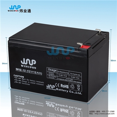 12V12AH消防聯(lián)動報(bào)警主機(jī)蓄電池